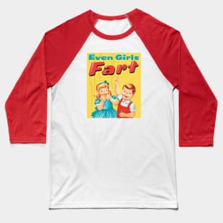 girl fart Baseball T-Shirt